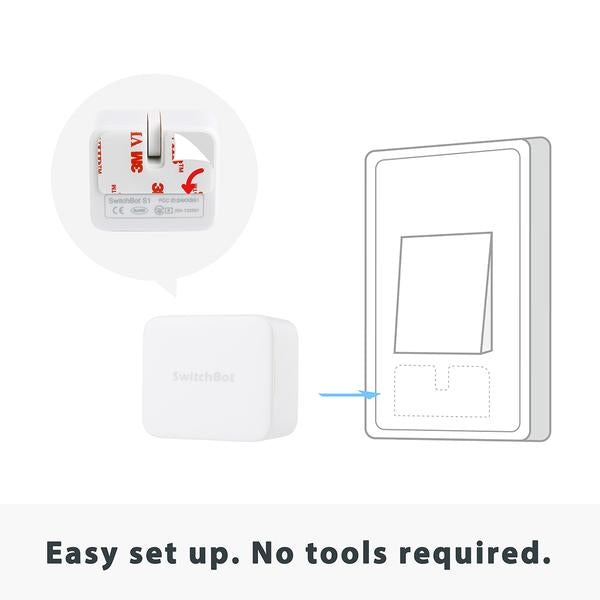 SwitchBot Smart Switch Button Pusher - No Wiring, Wireless App or Timer Control