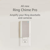 All-new Ring Chime Pro, Indoor Chime and Wi-Fi Extender for Ring Network Doorbell and Security Cameras