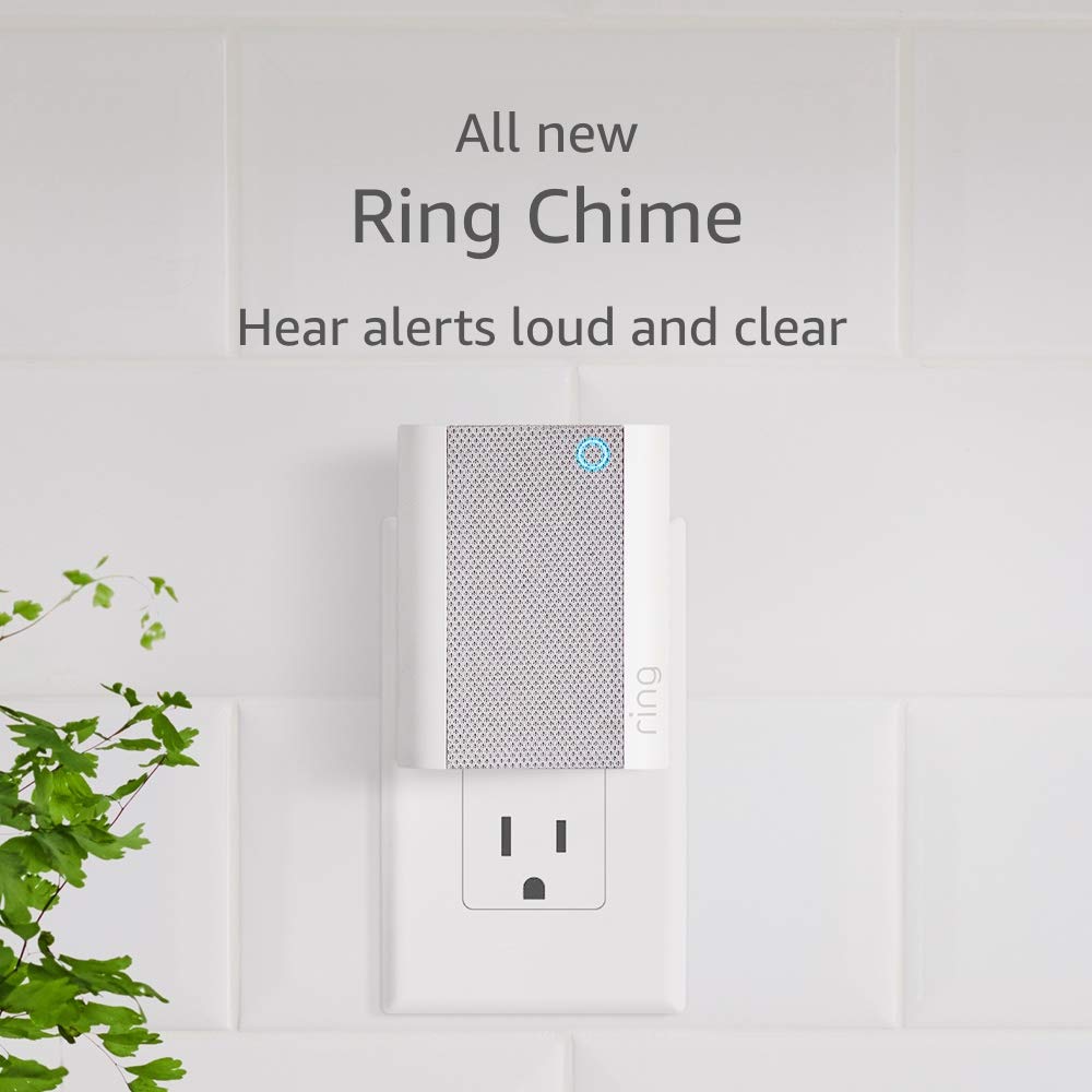 All-new Ring Chime, A Wi-Fi-Enabled Speaker for Your Ring Doorbells and Security Cameras