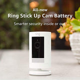 Ring Stick Up Cam Battery, Gen 2, HD security camera with two-way talk, Works with Alexa