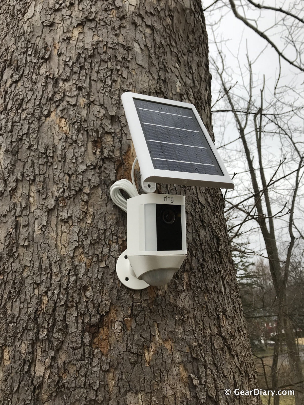 Ring Spotlight Cam Solar: HD security camera with built-in spotlights, two-way talk and a siren alarm, Works with Alexa